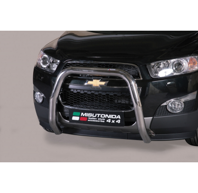 Defensa Delantera Acero Inox Chevrolet Captiva 11> Diametro 76 Homologada