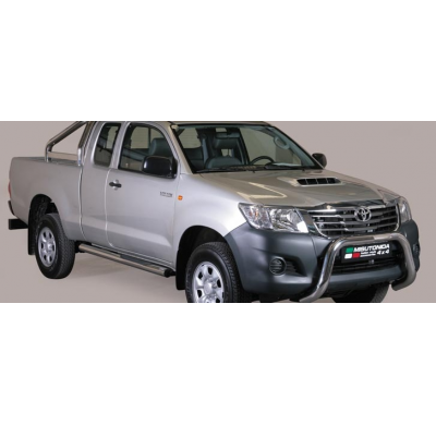 Defensa Delantera Acero Inox Toyota Hi Lux  11> Diametro 76 Homologada