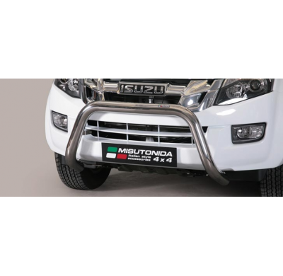 Defensa Delantera Acero Inox Isuzu D-Max D.C. 12> Diametro 76 Homologada