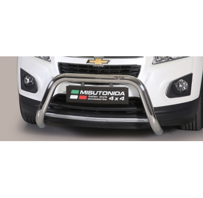 Defensa Delantera Acero Inox Homologacion Ec Chevrolet Trax 13> Super Bar Acero Inox Diametro 76
