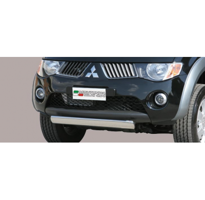 Defensa Delantera Acero Inox Mitsubishi L200 D.C.06>