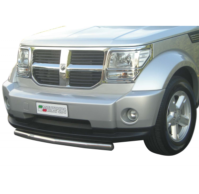 Defensa Delantera Acero Inox Dodge Nitro 07> (With Stainless Steel Cap)