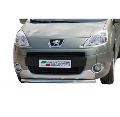 Defensa Delantera Acero Inox Peugeot Partner 08> (With Stainless Steel Cap)