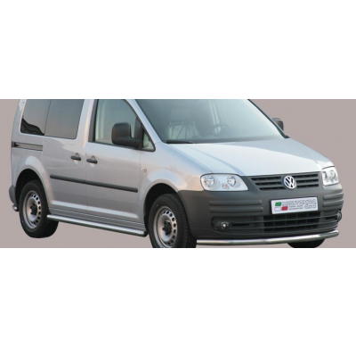 Defensa Delantera Acero Inox Vw Caddy 04> (With Stainless Steel Cap)