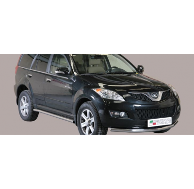 Defensa Delantera Acero Inox Great Wall Hover 10>  (With Stainless Steel Cap)