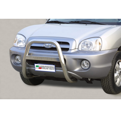 Defensa Delantera Acero Inox Hyundai Santa Fe 00/06