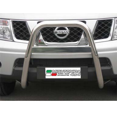 Defensa Delantera Acero Inox Nissan Pick Up Navara 05-10