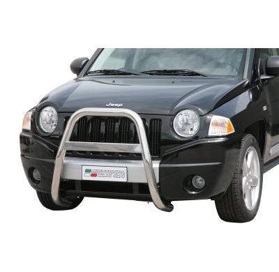 Defensa Delantera Acero Inox Jeep Compass 07/10