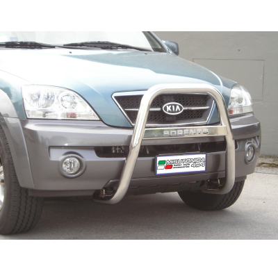 Defensa Delantera Acero Inox Kia Sorento 02/06