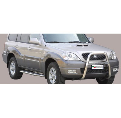 Defensa Delantera Acero Inox Hyundai Terracan  04>