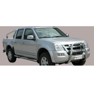 Defensa Delantera Acero Inox Isuzu D-Max Road Map D.C.06