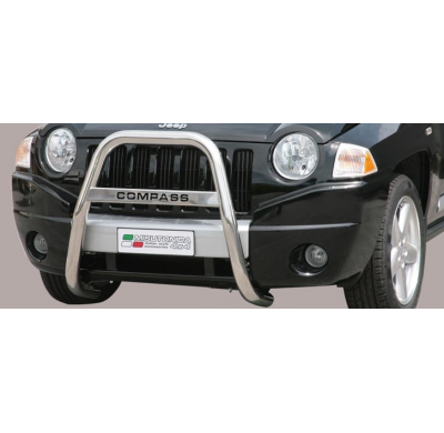 Defensa Delantera Acero Inox Jeep Compass 07/10