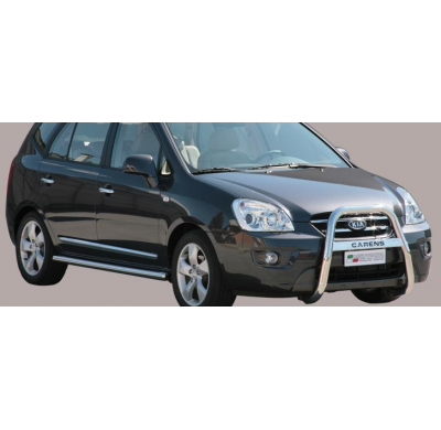 Defensa Delantera Acero Inox Kia Carens 08>