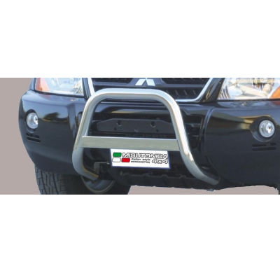 Defensa Delantera Acero Inox Mitsubishi Pajero 2.5/3.2 Tdi 3-5 Doors 03/06