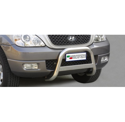 Defensa Delantera Acero Inox Hyundai Terracan  04>