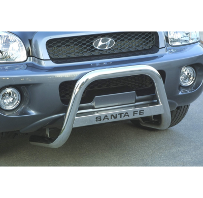 Defensa Delantera Acero Inox Hyundai Santa Fe 00/06