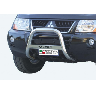 Defensa Delantera Acero Inox Mitsubishi Pajero 2.5/3.2 Tdi 3-5 Doors 03/06