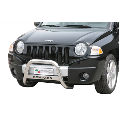 Defensa Delantera Acero Inox Jeep Compass 07/10