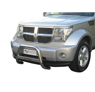 Defensa Delantera Acero Inox Dodge Nitro 07>