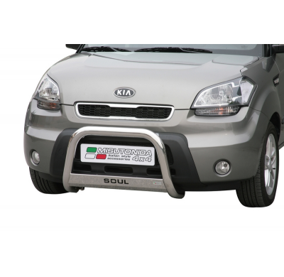 Defensa Delantera Acero Inox Kia Soul 09>
