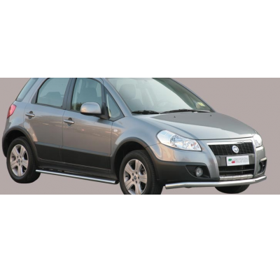Defensa Delantera Acero Inox Fiat Sedici 06>