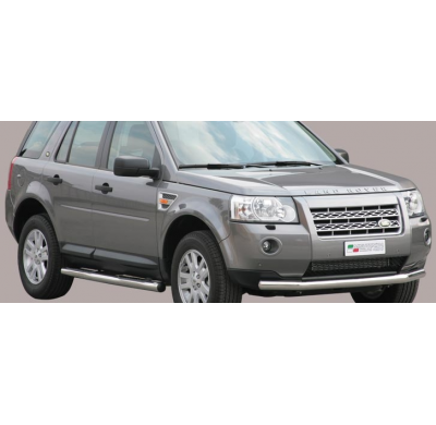 Defensa Delantera Acero Inox Land Rover Freelander 2 08>