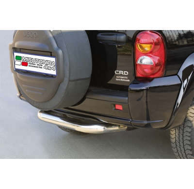 Defensa Trasera Acero Inox Diametro 50 Jeep New Cherokee 01/07