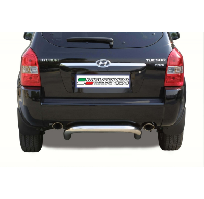 Defensa Trasera Acero Inox Diametro 50 Hyundai Tucson 04>