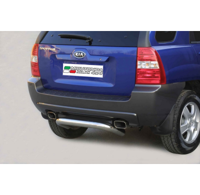 Defensa Trasera Acero Inox Diametro 50 Kia Sportage 05/08