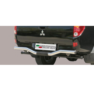 Defensa Trasera Acero Inox Diametro 76 Mitsubishi L 200 D.C.06/09