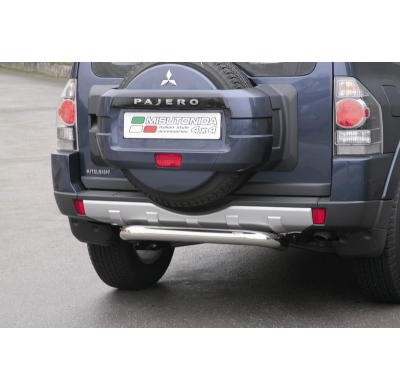 Defensa Trasera Acero Inox Diametro 50 Mitsubishi Pajero 3/5 Doors 07>