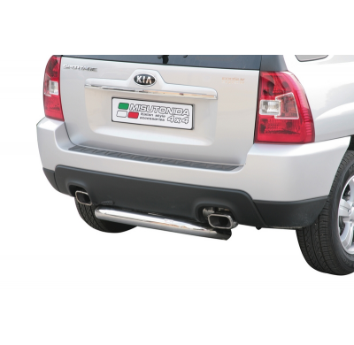 Defensa Trasera Acero Inox Diametro 50 Kia Sportage 08/10