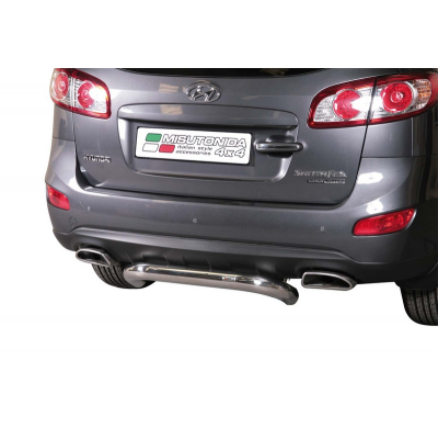 Defensa Trasera Acero Inox Diametro 50 Hyundai Santa Fe 10>