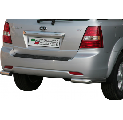 Defensa Trasera Acero Inox Diametro 63 Kia Sorento 06/08