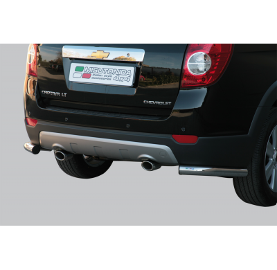 Defensa Trasera Acero Inox Diametro 63 Chevrolet Captiva 06-10