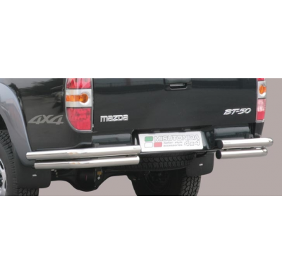 Defensa Trasera Acero Inox Diametro 63 Mazda Bt 50 Freestyle 07>