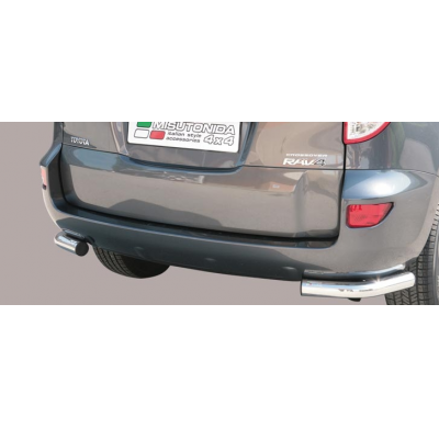 Defensa Trasera Acero Inox Diametro 63 Toyota Rav 4 09/10