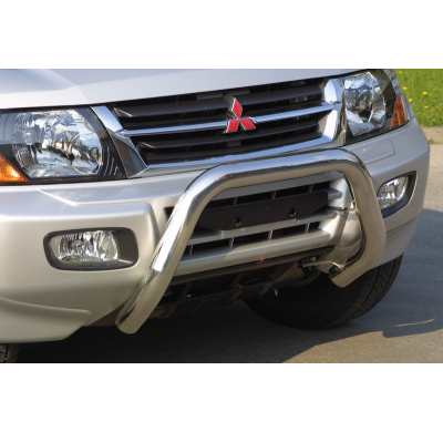 Defensa Delantera Acero Inox Mitsubishi Pajero 2.5/3.2 Tdi 3-5 Doors 00/02