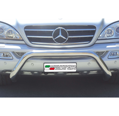 Defensa Delantera Acero Inox Mercedes Ml 270/400 Cdi 02/05