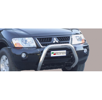 Defensa Delantera Acero Inox Mitsubishi Pajero 2.5/3.2 Tdi 3-5 Doors 03/06