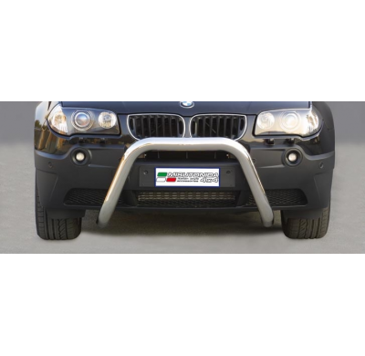 Defensa Delantera Acero Inox Bmw X3 03>