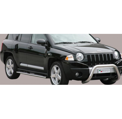 Defensa Delantera Acero Inox Jeep Compass 07/10