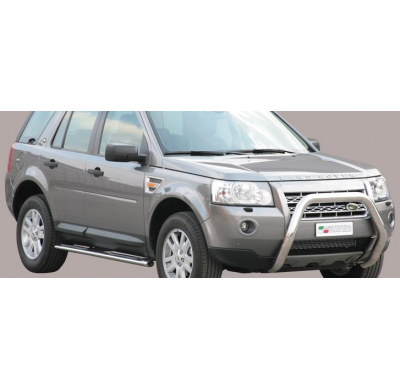 Defensa Delantera Acero Inox Land Rover Freelander 2 08>