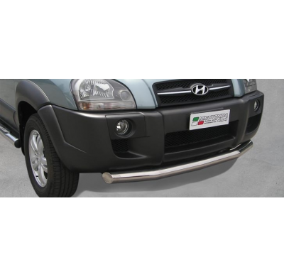 Defensa Delantera Acero Inox Hyundai Tucson 04>