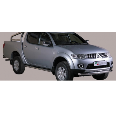 Defensa Delantera Acero Inox Mitsubishi L200 D.C./Club Cab 10>