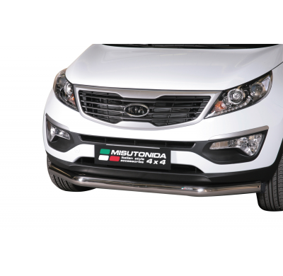 Defensa Delantera Acero Inox Kia Sportage 10>