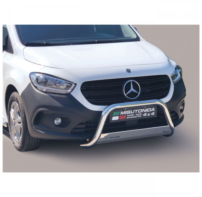 Defensa delantera acero inox MERCEDES Citan L2/ Citan Tourer L2 2021> ø 63mm  Homologacion CEE - Misutonida