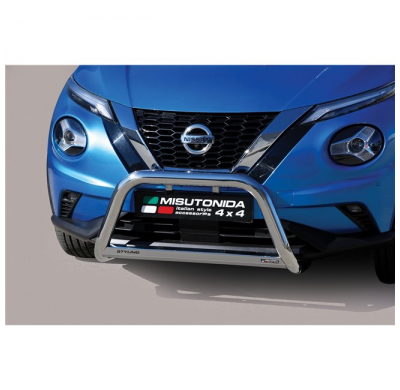 Defensa delantera acero inox NISSAN Juke 2020> ø 63mm  Homologacion CEE - Misutonida