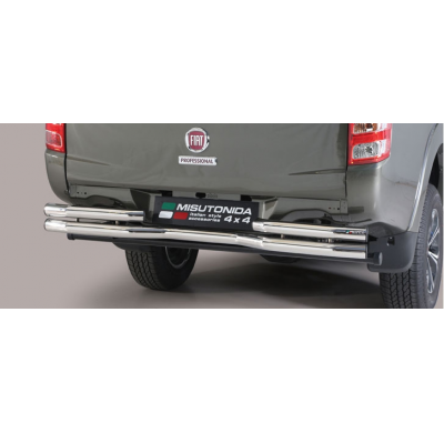 Paragolpes Trasero Acero Inox Fiat Fullback D.C. 16> Diametro 63  Misutonida