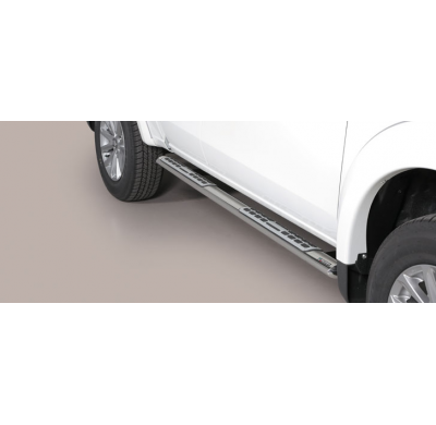 Estriberas Laterales Ovaladas Acero Inox Mitsubishi L200 Club Cab 15>   Misutonida Italia